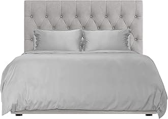 Hotel Sheets Direct 100% Bamboo Duvet Cover 3 Piece Set - Better Than Silk - 1 Duvet Cover, 2 Pillow Shams with Corner Ties and Zipper Closure - King/California King, Grey