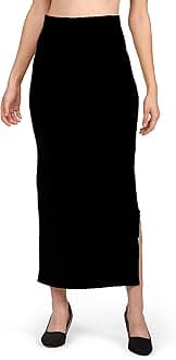 Stretchable Saree Shapewear Petticoat for Women, Cotton Blended,Petticoat,Skirts for Women,Shape Wear Dress for Saree