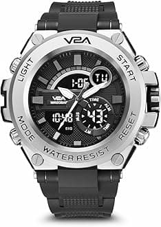 V2A Chronograph Analogue and Digital Sports Watch for Men | Watch for Men | Wrist Watch for Men | Mens Watch | Watch