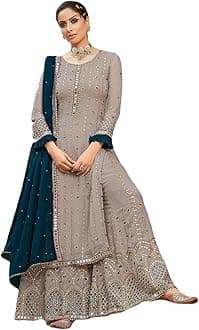 Ready to Wear Indian Pakistani Fashion Ethnic Wear Designer Straight Salwar Kameez Suit for Womens