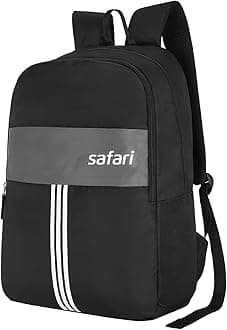SafariCasual backpacks 2 compartments, front pocket, bottle holder, School bags for boys & girls, College bag for women and men, Ideal for school, college, office & travel