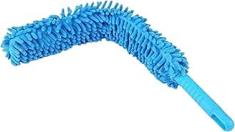 KSP HOME Fan Cleaner Brush with Long Rod Flexible Fan Cleaning Mop Microfiber Dust Cleaner Foldable Duster for Home Cleaning Microfiber Duster for Cleaning of Home, Kitchen, Car, Ceiling, Blue