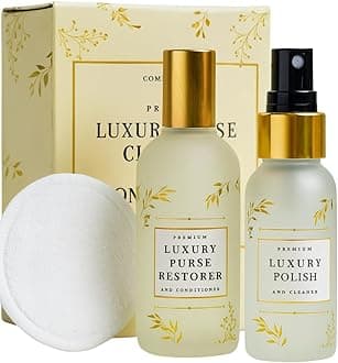 Leather Purse Cleaner & Conditioner for Handbags, Designer Bags, and Luxury P...