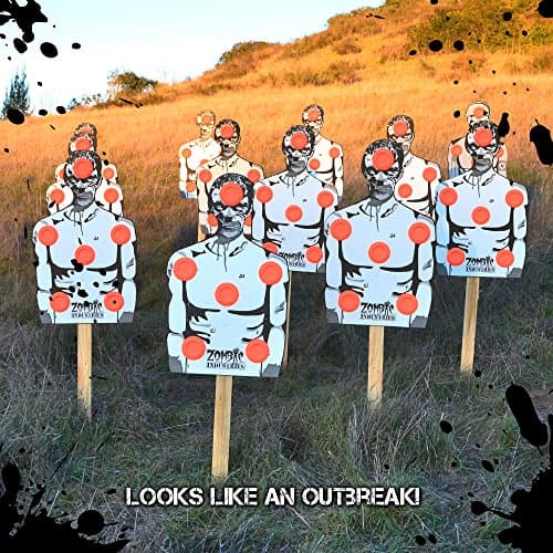 12 Pack Assorted Outbreak Skeet Holding Silhouettes Targets