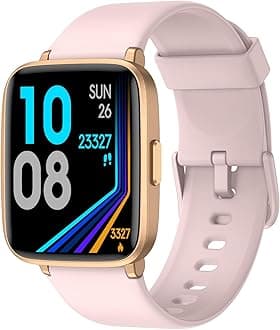 Fitness Tracker Watch with Heart Rate Monitor, Activity Tracker with Pedometer, Sleep Monitor, Calories & Step Counter, 5ATM Waterproof Smart Watch for Women Men Health Fitness Watch for Sports