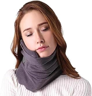 XIBO Neck Pillow Soft Neck Support Travel Pillow Travel Airplanes Car Vacation Neck Pillow Scarf Sleep Washable Portable Neck Support Pillow