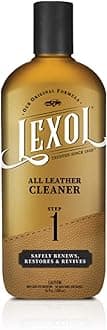 All Leather Cleaner for Car Interior, Couches and Furniture, Shoes and Boots, Purses and Handbags, Baseball Gloves and Horse Saddles, and More, 16.9 oz