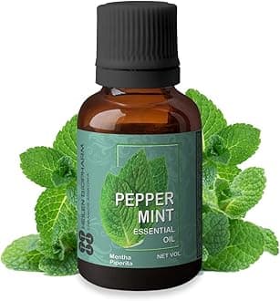 Heilen Biopharm Food Grade Edible Peppermint Essential Oil - 30 mL Bottle Pack of 1, For Skin & Hair Care, Insect Repellent, Aromatheraphy (Mentha Piperita)