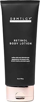 DRMTLGY Retinol Body Lotion – Firming Anti-Aging Body Cream for Crepey Skin, Stretch Marks & Sun-Damaged Skin – Hydrating Retinol Lotion with Ceramides & Shea Butter