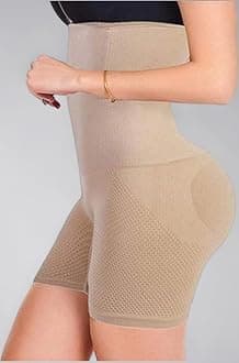 Brachy Women's Magic Wire No Rolling Down Tummy Tucker Women's Shapewear Fine Tummy and Thigh Shaper BCA_TMYPANTC01