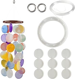 - Temlum Silicone Resin Molds for Wind Chime, DIY Resin Wind Chime Molds Resin Casting Mold for Home Décor Resin Craft Supplies