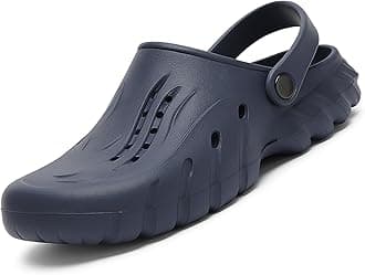 Kraasa Extra Soft Men's Classic Casual Sports Clogs/Sandals with Adjustable Back Strap for Adult | Comfortable & Lightweight| Stylish & Anti-Skid| Waterproof & Everyday Use Mules for Gents/Boys