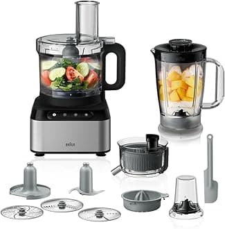 Fp 3235 Si Purease 12 In 1 Food Processor, 800W, 2.1L Bowl, Metal Design, Black"Min 1 year manufacturer warranty"