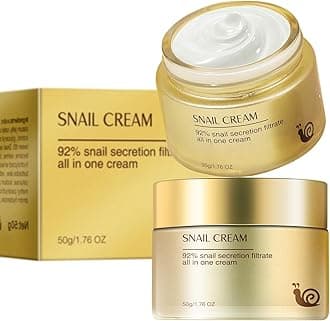 Moisturing Face Cream Skincare for Women，Day Night Snail Facial Cream for Face，Hydration Face Cream for All Skin Types (1.7 Oz)