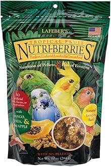 Lafeber COMPANY - TROP FRUIT TIEL NTR BRRY 10 OZ "BIRD PRODUCTS - BIRD - TREATS", All Life Stages, Wet, Dry, 1 Count