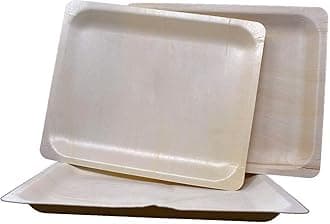 Perfectware 10" Earth Friendly All Natural Premium Quality 100% Compostable & Disposable Plates- (PW-Plate 10-25), Silver, Package of 25