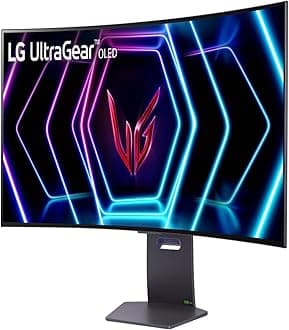 39 inch 21:9 Ultragear™ OLED WQHD 800R Curved Gaming Monitor (3440 x 1440) 240Hz, 0.03ms, G-Sync Compatible, AMD FreeSync™, HDR™ True Black400, 1.5M:1 Contrast Ratio, Tilt,Height,Swivel, 39GS95QE