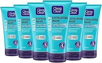 Clean and Clear Exfoliating Daily Wash, 150ml (Pack of 6)