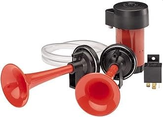 HELLA 003001651 2-Trumpet 12V Air Horn Kit, Multi