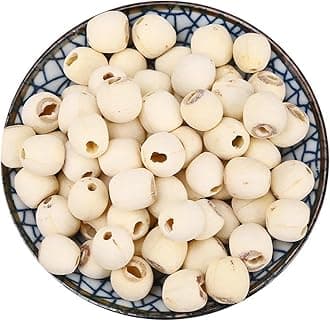 Dried Lotus Seeds 1lb White Lotus Seed without Cores Cooking Porridge and Soup 454g