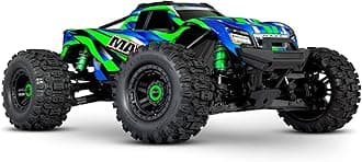 Traxxas Maxx Wide Green 1:10 RC Model Car Monster Truck 4WD RTR 2.4GHz