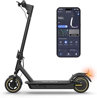 Adult Electric Scooter, Max Speed 19/21MPH, Up to 23-28 Miles Range, 500W/350WMotor Adult E-Scooter, Foldable Scooter with Dual Braking, Smart APP