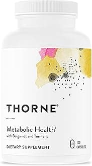 THORNE - Metabolic Health - Bergamot & Curcumin Phytosome Supplement to Aid Weight Management - Supports Healthy Fat Metabolism to Promote a Healthy Liver* - Third-Party Certified - 120 Capsules