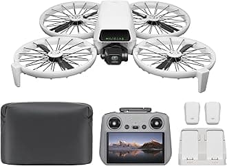 Flip Fly More Combo (Includes RC 2 Screen Transmitter) Drone with Camera, 4K UHD Camera Equipped Drone (For Adults) Palm Takeoff, Auto Return, Compact Drone, Intelligent Flight, Battery x 3, Total