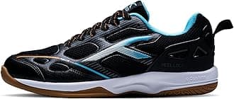 HUNDREDRaze Pro Badminton Shoes (Non Marking) | Also Indoor Sports | Lightweight, Breathable & Durable | X-Cushion | Active Grip Sole | Extended Heel Lock