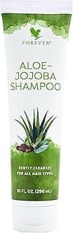 Aloe-Jojoba Shampoo, 296ml, No added Sulphate, added Jojoba Oil, Gentle on scalp, Gluten Free, Vegan friendly