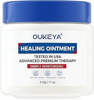 Healing Ointment, Advanced Therapy Skin Protectant, Multi-Purpose Healing Ointment and Body Moisturizer, For Dry, Cracked Skin, Minor Cuts and Burns, Soothes Cracked Hands and Chapped Lips