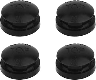 4pcs 09915 Pressure Cooker Overpressure Plugs, Durable Plastic Replacement Parts for Presto Pressure Cookers & Canners (Black)