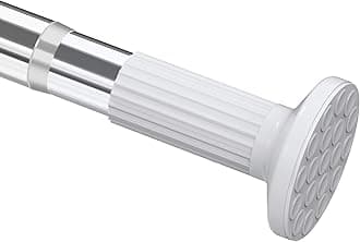 Umimile Tension Curtain Rod, 51-165 inches Adjustable Spring Shower Tension Curtain Rod, Stainless Steel Closet Rod for Windows or Shower, No Drilling, No Rust, Easy to Install