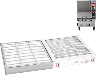 83543 2FK001 2FR00801 for Perfect Fry Filter Passive and Odor 2 Stage Filter for Perfect Fry Ventless/Hoodless Deep Fryers PFC570, PFA570, PFA720 HEPA&Carbon Air Filter Cartridge