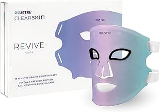 ClearSkin Revive LED Mask for Face - Red & Blue Light Therapy Skincare Device | Home LED Face Mask for Blemish‑Prone, Uneven Or Dull Skin | Salon‑Style Treatment, Lightweight & Easy to Use