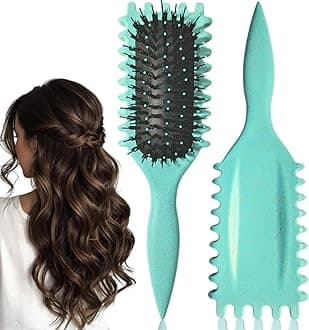 Gloreva Curl Defining Brush, Curly hair brush, Shaping and Defining Curls for Women to Reduce Pulling, Curl Brush, hair brushes for women & curling brush