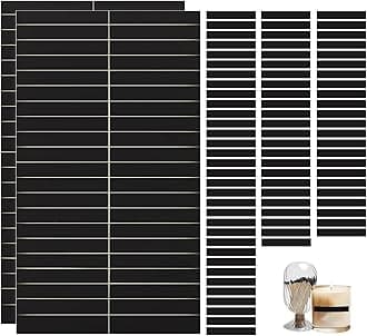 80 PCS Match Striker Stickers, 2.35" Match Striker Paper with Adhesive, Ideal for Fireplace Matches