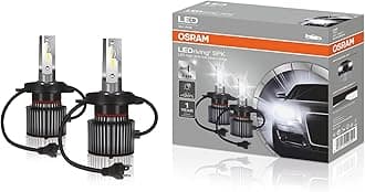 OSRAM LEDriving ≜ H4, 6000 K Cool White Car Headlamps, 12V passenger cars compatible, 120% more brightness, 2000 lm, 54 W, 64193DWSPK, Duo box (2 lamps)