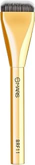 MARS Artist's Arsenal Ultra Thin Foundation Makeup Brush For Blending Liquid Foundation & Cream | Ultra Thin Bristles | Flawless Application | Sleek Design for Minimal Effort (Golden)