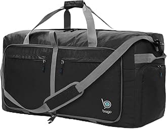 Bago Extra Large Duffle Bag for Travel Women & Men. Durable, Lightweight, Foldable Travel Duffel Bags For Traveling Women. 120L Duffle Bags Use As a Weekender Bag with Shoe Compartment, Checked Duffel