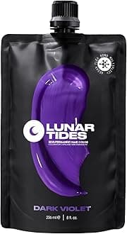 Lunar Tides Semi-Permanent Hair Color (43 colors) (Dark Violet, 4 fl. oz.)
