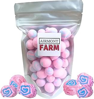 Freeze Dried Candy Cotton Candy Salt Water Taffy 2 oz - Cut To Bite Sized Pieces - Ships In Box - Deliciously Crunchy, Intense Flavor, Lightweight Snack (Cotton Candy)
