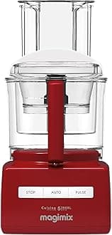 5200XL Premium Food Processor | 3.7L BPA-Free Bowl | Quiet & Powerful Motor | Multifunctional 8 in 1 Solution | Red | 18713