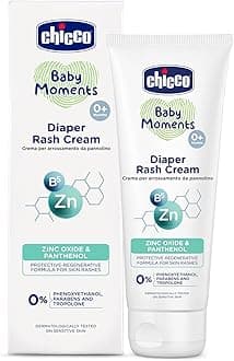 Baby Moments Diaper Rash Cream, New Advanced Triple Protection Skin Shield Formula with Natural Ingredients to Prevent Rashes & Irritation, No Phenoxyethanol & Parabens (100g)