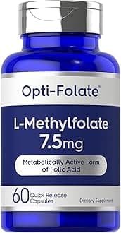 Carlyle Opti-Folate L-Methylfolate - 7.5mg (60 Capsules)