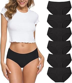WealurreCotton Bikini Women's Breathable Panties Seamless Comfort Underwear