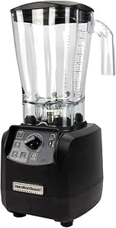 Hamilton Beach Hbh650 Commercial Tempest Bar Blender With 64-Ounce Polycarbonate Container, Blue