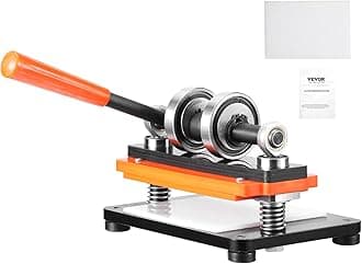 Leather Cutting Machine, 7.1 x 3.9 in Embossing Plate Manual Die Cutter, 0.47 in Pressure Stroke Leather Embossing Machine, Dual Guide Shafts Die Cut Machine for Various of Materials