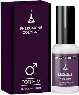 Pheromones to Attract Women for Men (Panther) - Exclusive, Ultra Strength Organic Fragrance Body Cologne Spray - 1 Fl Oz (Human Grade Pheromones to Attract Women)