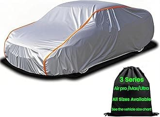 Waterproof Sport Small Car Cover,Snow Vehicle Cover,Car Covers for Automobiles All Weather Waterproof, Rain Snow Protector,for All Weather Inner Soft Sport Car Under 163"